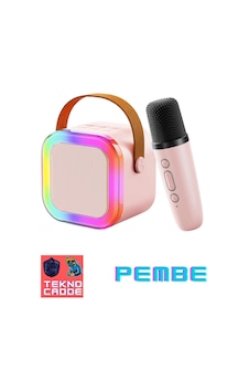 K12 Mini Aux/tf/usb/bluetooth Hoparlör Mikrofon Çocuklar İçin Karaoke Hoparlör Kit