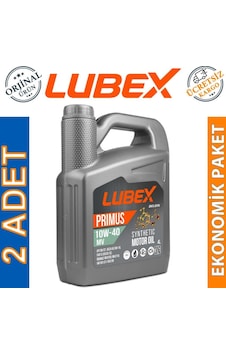 Lubex Primus Mv 10W-40 Sentetik Motor Yağı 2 x 4 L Lubex Primus Mv 10W-40 Sentetik Motor Yağı 2 x 4 L