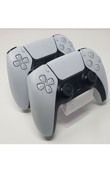 Three D Maker Ps5 2'li Kol Tutucu Aparat, Ps5 Konsol Aparatı, Ps5 Joystick Standı Beyaz