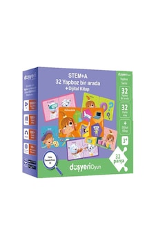 Stem A 32 Parça Yapboz Mor