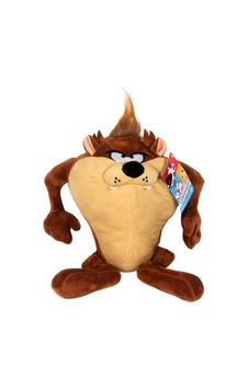 Buğz Peluş Tazmanya 30 Cm Açık Gri