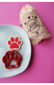 Pati Kurabiye Kalıbı Kedi Patisi Kurabiye Kalıbı Köpek Patisi Kurabiye Kalıbı Gri