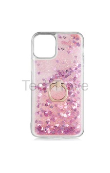 Apple Uyumlu iPhone 11 Kılıf Simli Sıvılı Tasarım Kamera Koruma Çıkıntılı Yüzüklü Şık Kapak Apple Uyumlu iPhone 11 Kılıf Simli Sıvılı Tasarım Kamera Koruma Çıkıntılı Yüzüklü Şık Kapak