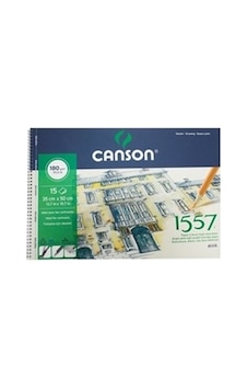 Canson 1557 180 Gr Dokulu Desen Çizim Defteri 35x50 Cm Ekstra Beyaz Renk 15 Canson 1557 180 Gr Dokulu Desen Çizim Defteri 35x50 Cm Ekstra Beyaz Renk 15