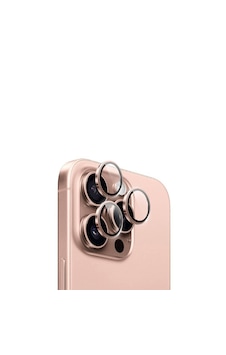 Apple Uyumlu iPhone 16 Pro/16 Pro Max Lens Koruyucu Halka Set -al8114 Rosegold Apple Uyumlu iPhone 16 Pro/16 Pro Max Lens Koruyucu Halka Set -al8114 Rosegold