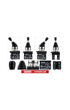 Emas Cm101dj20 1no+1no Kalıcı 2 Pozisyonlu Metal Joystick Buton 22 Mm Emas Cm101dj20 1no+1no Kalıcı 2 Pozisyonlu Metal Joystick Buton 22 Mm