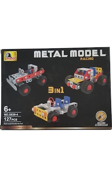Akıllıelma-kızılkaya Racing Metal Lego Kzl-x639-4 Araçlı 3in1