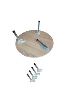 Katlanır Yer Sofrası Metal Ayağı, Sofra Ve Sini Altı Ayakları 4 Adet Katlanır