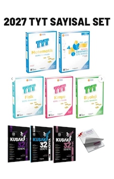 Üç Dört Beş Yayınları 345 Sayısal - 2027 Tyt Matematik Geometri Fizik Kimya Biyoloji Soru Bankası Ve 3 Kitap Deneme Hediye Üç Dört Beş Yayınları 345 Sayısal - 2027 Tyt Matematik Geometri Fizik Kimya Biyoloji Soru Bankası Ve 3 Kitap Deneme Hediye