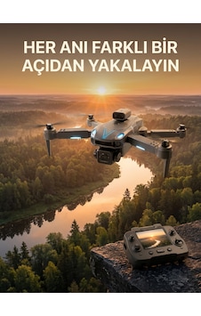 Ekranlı Kumandalı Çift Kameralı Drone İle Havadan Çekim Diğer Ekranlı Kumandalı Çift Kameralı Drone İle Havadan Çekim Diğer