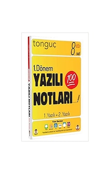 Tonguç Yayınları 8.Sınıf 1.Dönem 2.Yazılı Notları Tonguç Yayınları 8.Sınıf 1.Dönem 2.Yazılı Notları