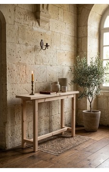 Naturel Ahşap Ladin Modern Dresuar Naturel Ahşap Ladin Modern Dresuar