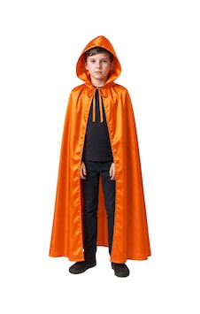 Kostüm Sarayı Halloween Kapüşonlu Turuncu Pelerin Çocuk Kostüm Sarayı Halloween Kapüşonlu Turuncu Pelerin Çocuk