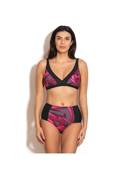 Badelina Kadın Yüksek Bel Geniş Üçgen Bikini Takımı 3247-2 001 Badelina Kadın Yüksek Bel Geniş Üçgen Bikini Takımı 3247-2 001