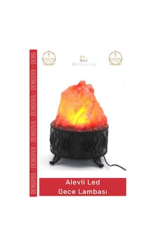 Lamba Pilli Priz Fişli 20x35 Cm Klasik Şık İç Mekan Aydınlatma Dekoratif Alevli Led Lamba Lamba Pilli Priz Fişli 20x35 Cm Klasik Şık İç Mekan Aydınlatma Dekoratif Alevli Led Lamba