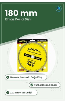 Turbo Elmas Daire Testere Bıçakları 180 Mm Delikli Mermer Seramik Turbo Elmas Daire Testere Bıçakları 180 Mm Delikli Mermer Seramik
