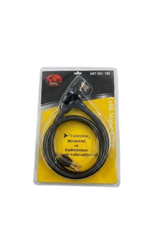 Kırgıl Kalın Çelik Motor Ve Bisiklet Kilidi 20x120cm Anahtarlı Diğer