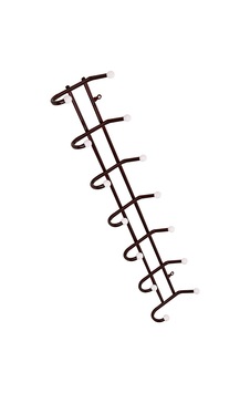 2 Adet Kapı Arkası Metal Askı Sağlam 6lı Askılık 2 Adet 10 Kg+ Taşır Bordo