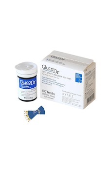 Gluco Dr Şeker Ölçüm Çubuğu Strip 50 Adet Gluco Dr Şeker Ölçüm Çubuğu Strip 50 Adet
