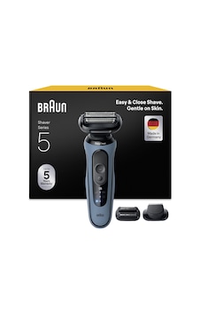Braun Series 5 Erkekler İçin Elektrikli Tıraş Makinesi, 50 Dk. Pil Ömrü, +2 Aparat, Erkekler İçin Kablosuz Islak Ve Kuru Tıraş Makinesi, Almanya'da Üretilmiştir, Su Geçirmez, 52-a1820si, Gök Mavisi Braun Series 5 Erkekler İçin Elektrikli Tıraş Makinesi, 50 Dk. Pil Ömrü, +2 Aparat, Erkekler İçin Kablosuz Islak Ve Kuru Tıraş Makinesi, Almanya'da Üretilmiştir, Su Geçirmez, 52-a1820si, Gök Mavisi