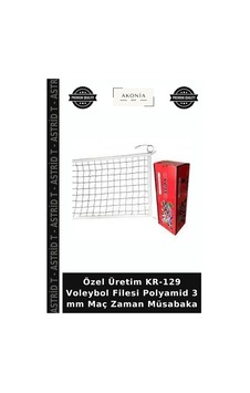 Özel Üretim Kr-129 Voleybol Filesi Polyamid 3 Mm Maç Zaman Müsabaka Özel Üretim Kr-129 Voleybol Filesi Polyamid 3 Mm Maç Zaman Müsabaka