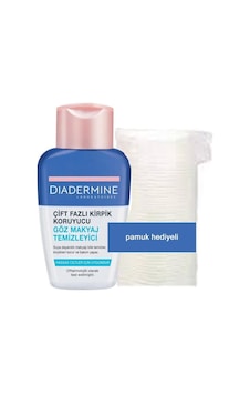 Diadermine Çift Fazlı Göz Makyaj Temizleyici 125 ML + Pamuk Diadermine Çift Fazlı Göz Makyaj Temizleyici 125 ML + Pamuk