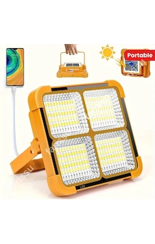 Solar Panelli Çakar Özellikli Dış Mekan Aydınlatmasına Uygun Projektör