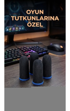 Hassas Kontrol İçin Dayanıklı Oyuncu Parmaklık Eldiven 4'lü Set Hassas Kontrol İçin Dayanıklı Oyuncu Parmaklık Eldiven 4'lü Set