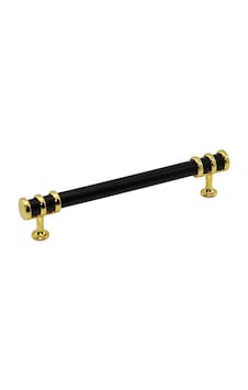 İbico-943 Boru Çekmece Kulp 12.8cm Kulp Siyah Yüzük Altın - 10'li Paket Siyah - Altın İbico-943 Boru Çekmece Kulp 12.8cm Kulp Siyah Yüzük Altın - 10'li Paket Siyah - Altın
