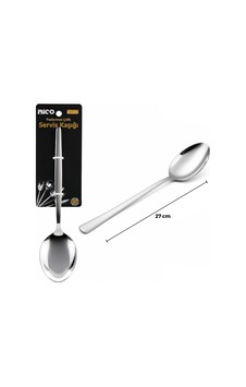 Büro Ev Ofis Mutfağı İçin 27cm Krom Metal Servis Kaşığı Diğer Büro Ev Ofis Mutfağı İçin 27cm Krom Metal Servis Kaşığı Diğer
