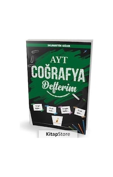 YKS AYT Coğrafya Defterim - Selahattin Güler - Pelikan Yayınları YKS AYT Coğrafya Defterim - Selahattin Güler - Pelikan Yayınları
