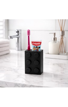 Fibrika Store Brick Tasarım Dekoratif Diş Fırçalık Ve Macun Tutucu Siyah Fibrika Store Brick Tasarım Dekoratif Diş Fırçalık Ve Macun Tutucu Siyah