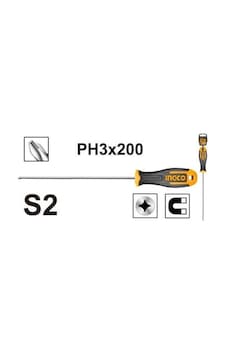 Ingco Hs68Ph3200 Mıknatıslı Yıldız Tornavida Ph3*200