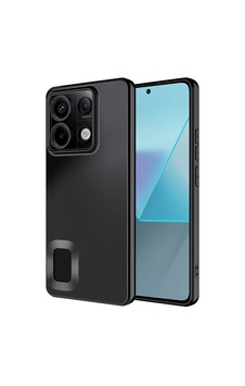 Xiaomi Redmi Note 13 Pro 4g Kılıf Kamera Korumalı Logo Gösteren Zore Omega Kapak Siyah Xiaomi Redmi Note 13 Pro 4g Kılıf Kamera Korumalı Logo Gösteren Zore Omega Kapak Siyah