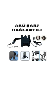 360 Ayarlanabilir Ayna Ve Akü Şarj Bağlantılı Metal Motorsiklet Tutacağı Ve Bisiklet Telefon Tutucu 360 Ayarlanabilir Ayna Ve Akü Şarj Bağlantılı Metal Motorsiklet Tutacağı Ve Bisiklet Telefon Tutucu