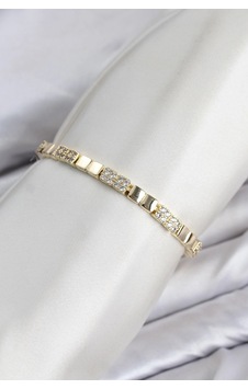 Mey İthalat Cm Kare Model Zirkon Taşlı Vıp Seri Gold Renk Pirinç Kadın Bileklik Çok Renkli Mey İthalat Cm Kare Model Zirkon Taşlı Vıp Seri Gold Renk Pirinç Kadın Bileklik Çok Renkli