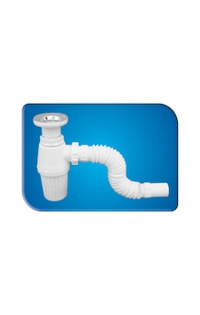 Körüklü Taslı Lavabo Sifonu Gama 16401 Körüklü Taslı Lavabo Sifonu Gama 16401
