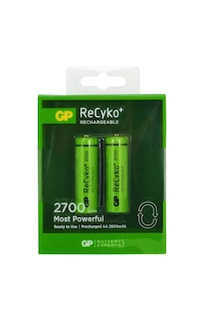 GP Recyko+ 2700 Series 2600 mAh AA Şarj Edilebilir Kalem Pil 2'li GP Recyko+ 2700 Series 2600 mAh AA Şarj Edilebilir Kalem Pil 2'li