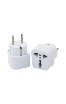 Fetih Elektrik F-21 Beyaz Üniversal Adaptör Fiş - 40'li Paket
