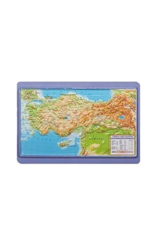 Viva 03104 Türkiye Kabartma Fiziki Harita A4 Diğer