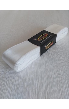 Nazarone Saten Kurdele 3 Cm / 10 Metre Beyaz