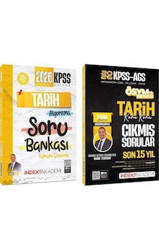 İndeks Akademi 2026 Kpss Tarih Soru Bankası + Çıkmış Sorular 2 Li Set - Aydın Yüce İndeks Akademi 2026 Kpss Tarih Soru Bankası + Çıkmış Sorular 2 Li Set - Aydın Yüce