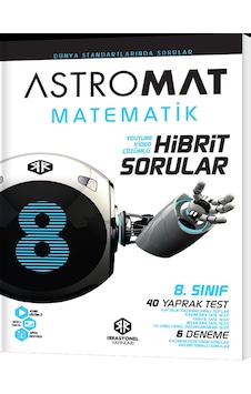 İrrasyonel Yayınları Astromat 8. Sınıf Matematik Hibrit Sorular 2 İrrasyonel Yayınları Astromat 8. Sınıf Matematik Hibrit Sorular 2