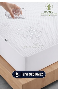 Bambu Kumaş Premium Sıvı Geçirmez Fitted Alez Doğal Bambu Lüks Yatak Koruyucu Sessiz Alez Beyaz Bambu Kumaş Premium Sıvı Geçirmez Fitted Alez Doğal Bambu Lüks Yatak Koruyucu Sessiz Alez Beyaz