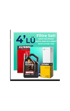 Filtron Mitsubishi Space Star 1.2 Filtre Bakım Seti Motul Motor Yağlı (2012-2023) 4 Lü
