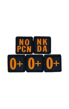 5.11 Blood Type Patch Kit Positive Çok Renkli
