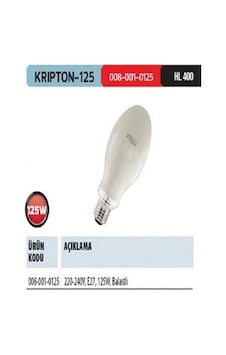 125w Balanstlı Civa Buhar Ampul