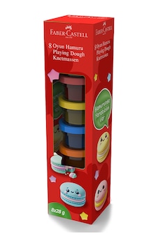 Makaron Oyun Hamuru,12x224gr,8 Canlı Renk Seçeneği,yapışmaz Ve Ufalanmaz Formül,kolay Saklama Çok Renkli Makaron Oyun Hamuru,12x224gr,8 Canlı Renk Seçeneği,yapışmaz Ve Ufalanmaz Formül,kolay Saklama Çok Renkli