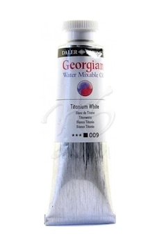 Georgıan Water Mıxable Oıl 37 ML 009 Titanium White