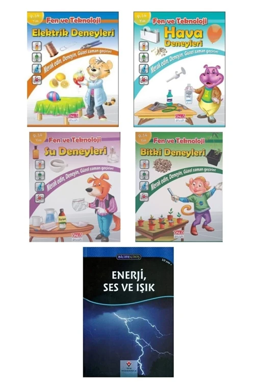 Fen Ve Teknoloji Deneyler Serisi 5 Kitap Fen Ve Teknoloji Deneyler Serisi 5 Kitap
